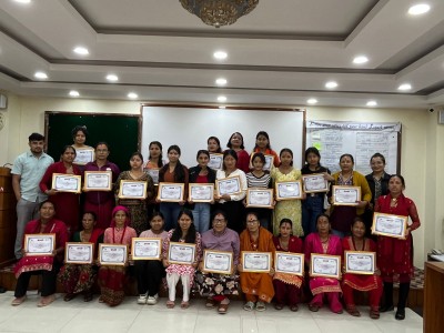 5-Day Gender Transformative Leadership Training for 29 Women in Dhading