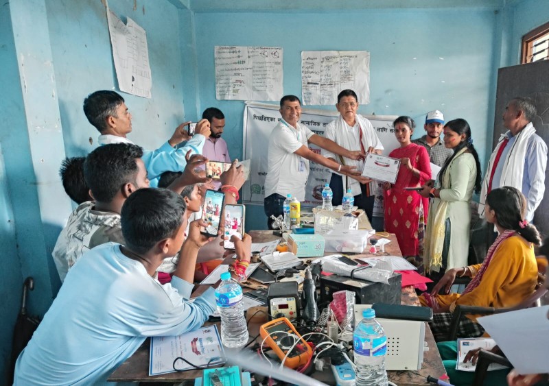 Mobile Repairing Training in Brindaban Municipality, Rautahat