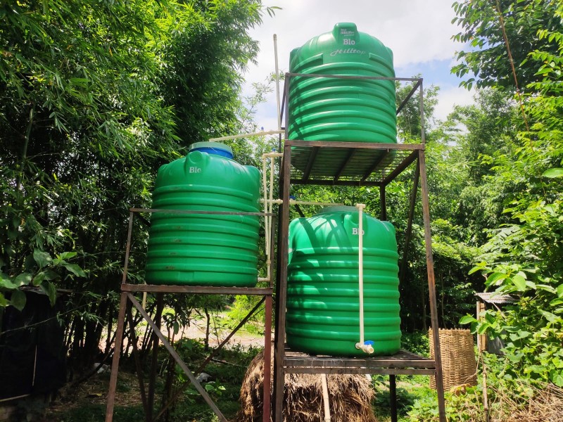 Bio-sand water filters in Ram Tole and Mukhiya Tole, Tilathi Koiladi Rural Municipality–04, Saptari